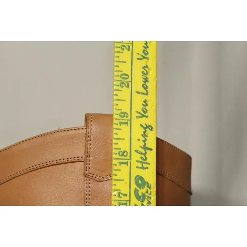 Vanessa Seward Tall Tan Leather Boots size 37 - Picture 12 of 12